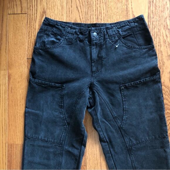 Free People We The Free Supersonic Slim Barrel Black Jeans Women’s Size 8 NWOT - Picture 10 of 14